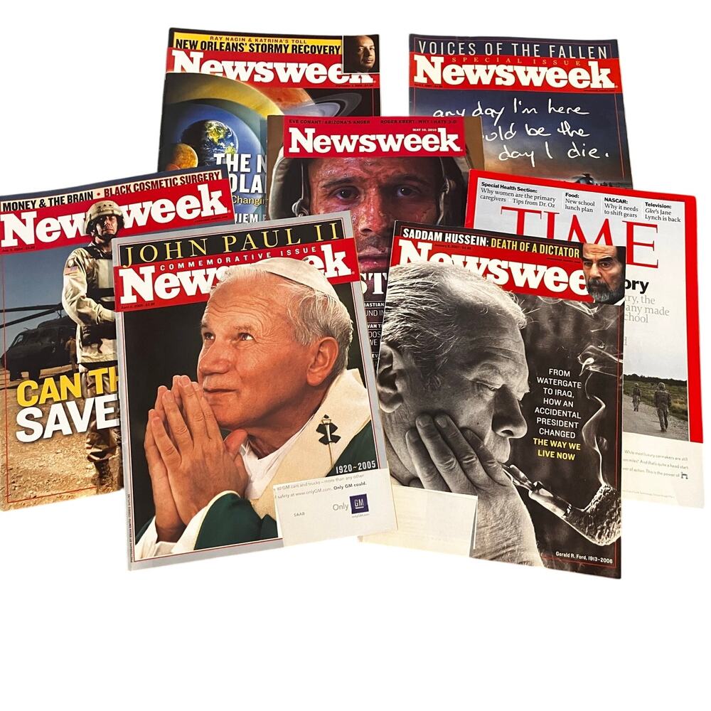 Newsweek & Time Magazine‎ Lot – History & Politics 2000s